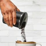 Replacement Coffee Grounds Container for Conical Burr Coffee Grinder - Matte Black H0
