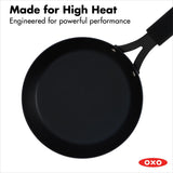 Carbon Steel Obsidian Series 8-Inch Frypan with Silicone Sleeve I6