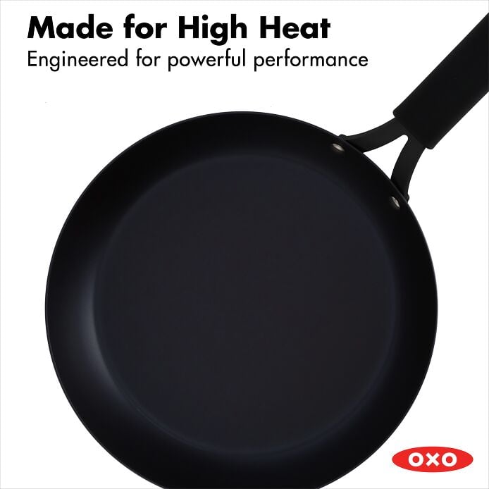Carbon Steel Obsidian Series 10-Inch Frypan with Silicone Sleeve I5