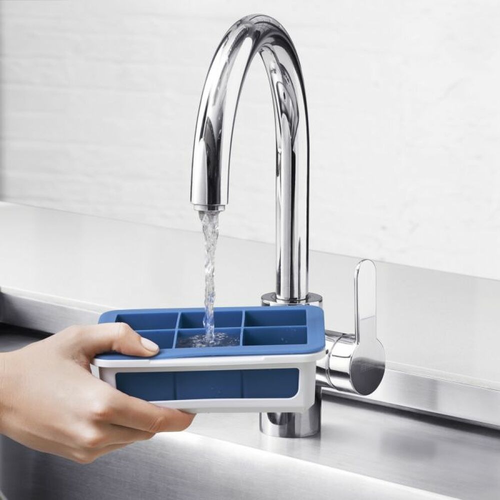 Covered Silicone Ice Cube Tray-Large Cube A4