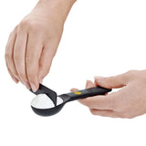 7 Piece Plastic Measuring Spoons - Black C0