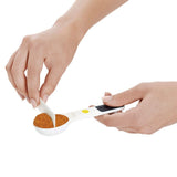 7 Piece Plastic Measuring Spoons - White Q8