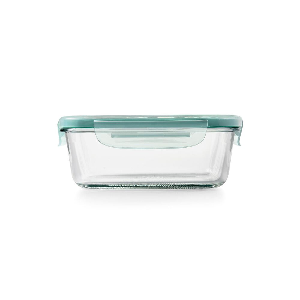 Smart Seal 3.5 Cup Glass Rectangle Container - Teal A5