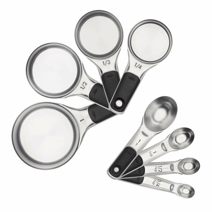 Stainless Steel Measuring Cups and Spoons Set P2