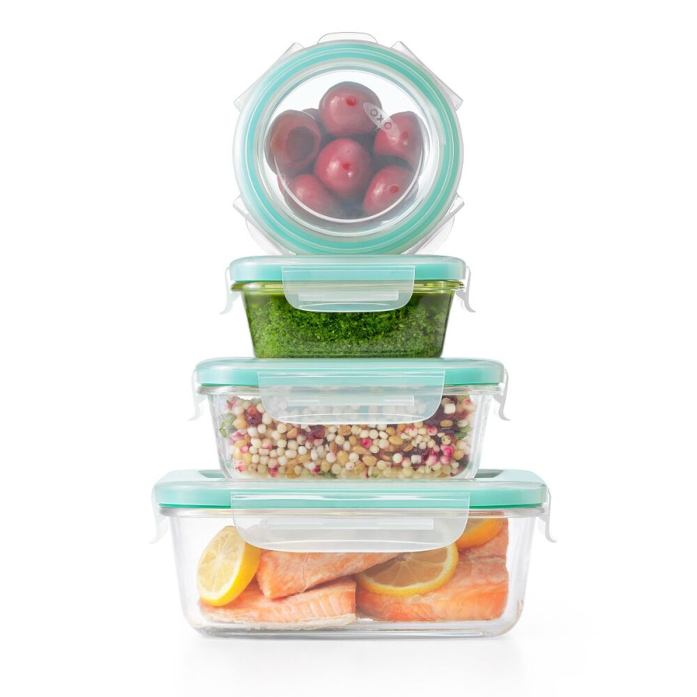 OXO Good Grips 12 Piece Smart Seal Glass Container Set O7