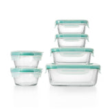 OXO Good Grips 12 Piece Smart Seal Glass Container Set O7