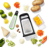 Etched Box Grater With Removable Zester V8