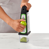 Etched Box Grater With Removable Zester V8