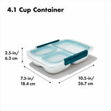 Prep & Go 4.1-Cup Divided Container S6