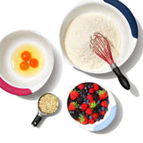 3 Piece Mixing Bowl Set New Colored Handles I8