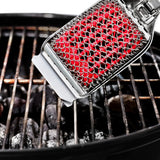 Coiled Grill Brush With Replaceable Head E9