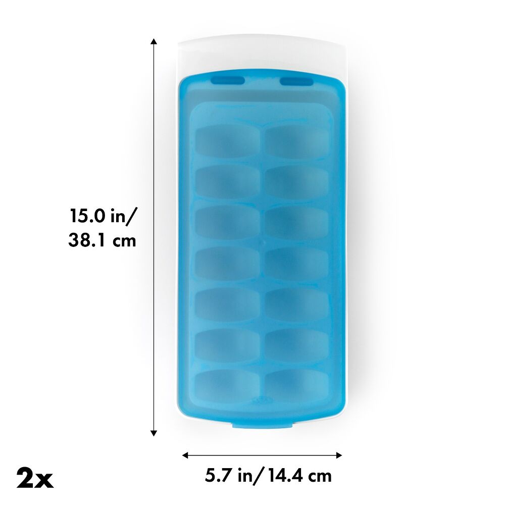 No-Spill Ice Cube Tray - 2 Pack I2