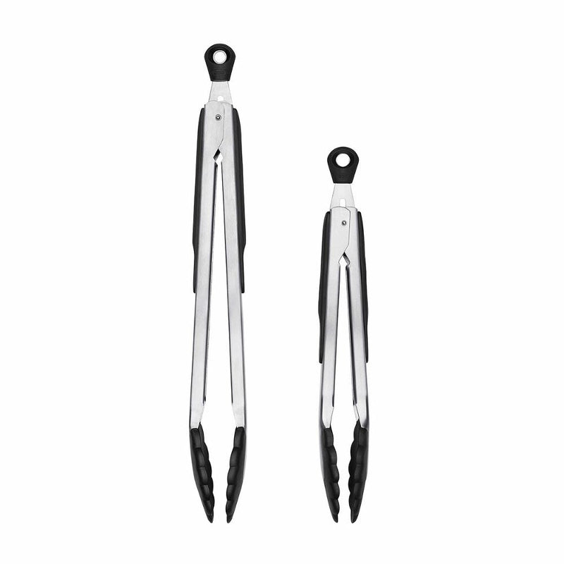 2-Piece Tongs with Nylon Heads Set X6