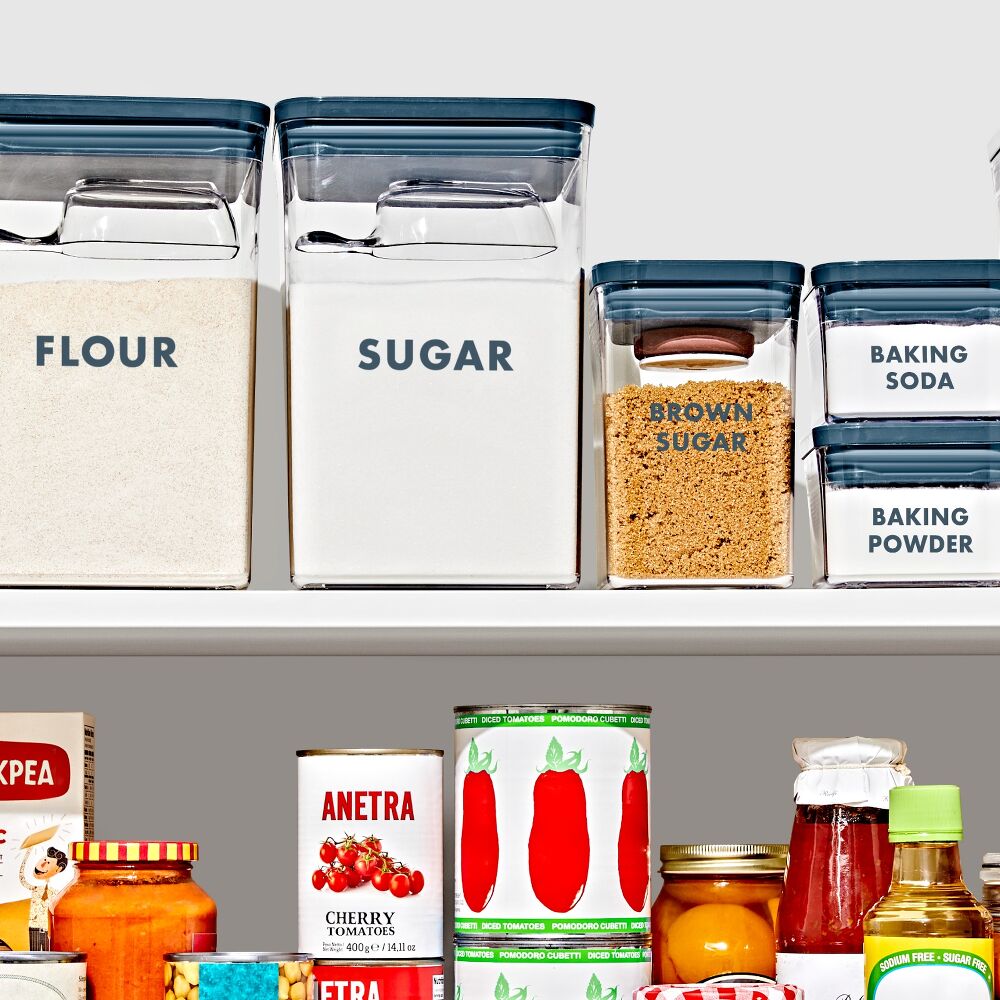 8-Piece Prelabeled Baking POP Container Set O5