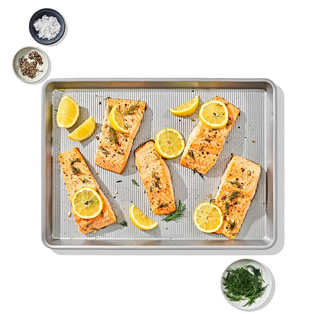Non-Stick Pro Clear Coated Half Sheet Pan W1