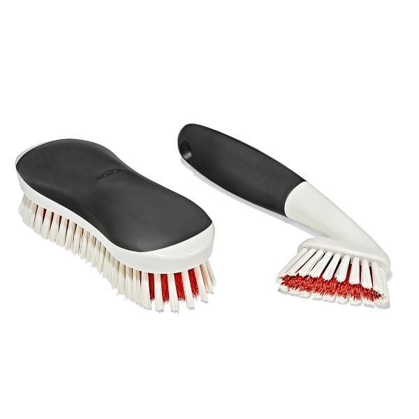 Grout Brush & Heavy Duty Scrub Brush Combo Set O7