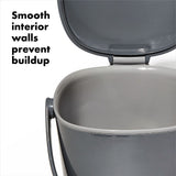Easy-Clean Compost Bin - 0.75 Gal T3