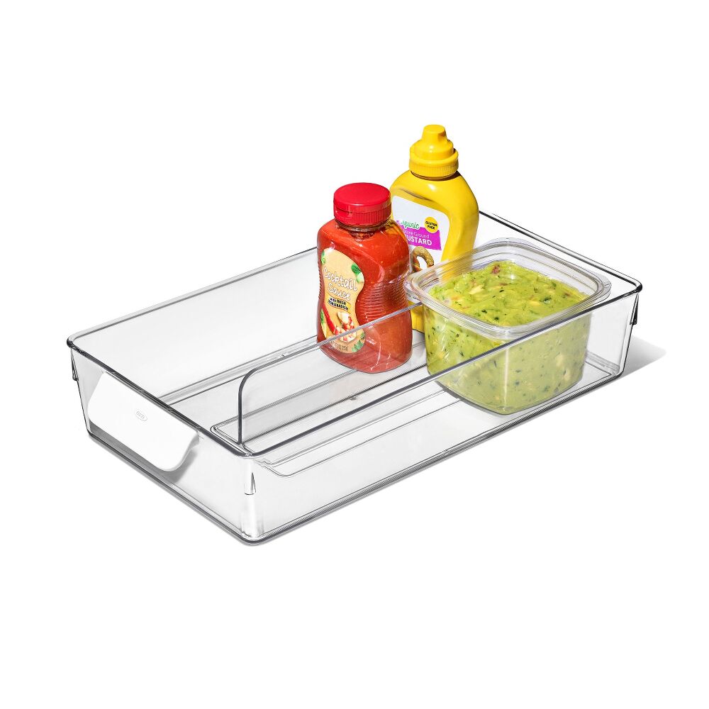 Adjustable Refrigerator Storage Bin U0