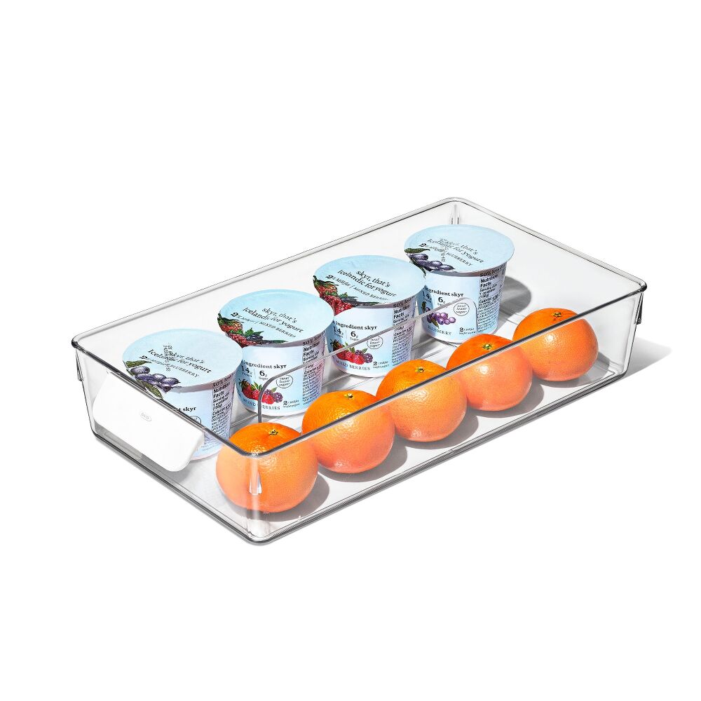 Adjustable Refrigerator Storage Bin U0