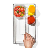 Adjustable Refrigerator Storage Bin U0
