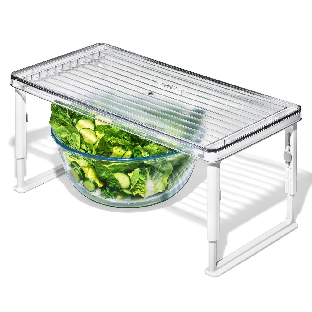 Adjustable Refrigerator Shelf Riser J7