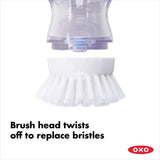Soap Dispensing Palm Brush V6