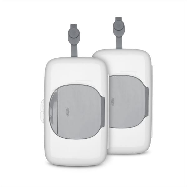 OXO TOT 2-Pack On-the-Go Wipes Dispenser, Gray I6