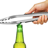 OXO Outdoor 10.5in Camp Stove Tongs with Bottle Opener Y8