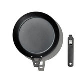 Carbon Steel With Removable Handle 10in Pan W4