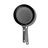 Carbon Steel With Removable Handle 10in Pan W4