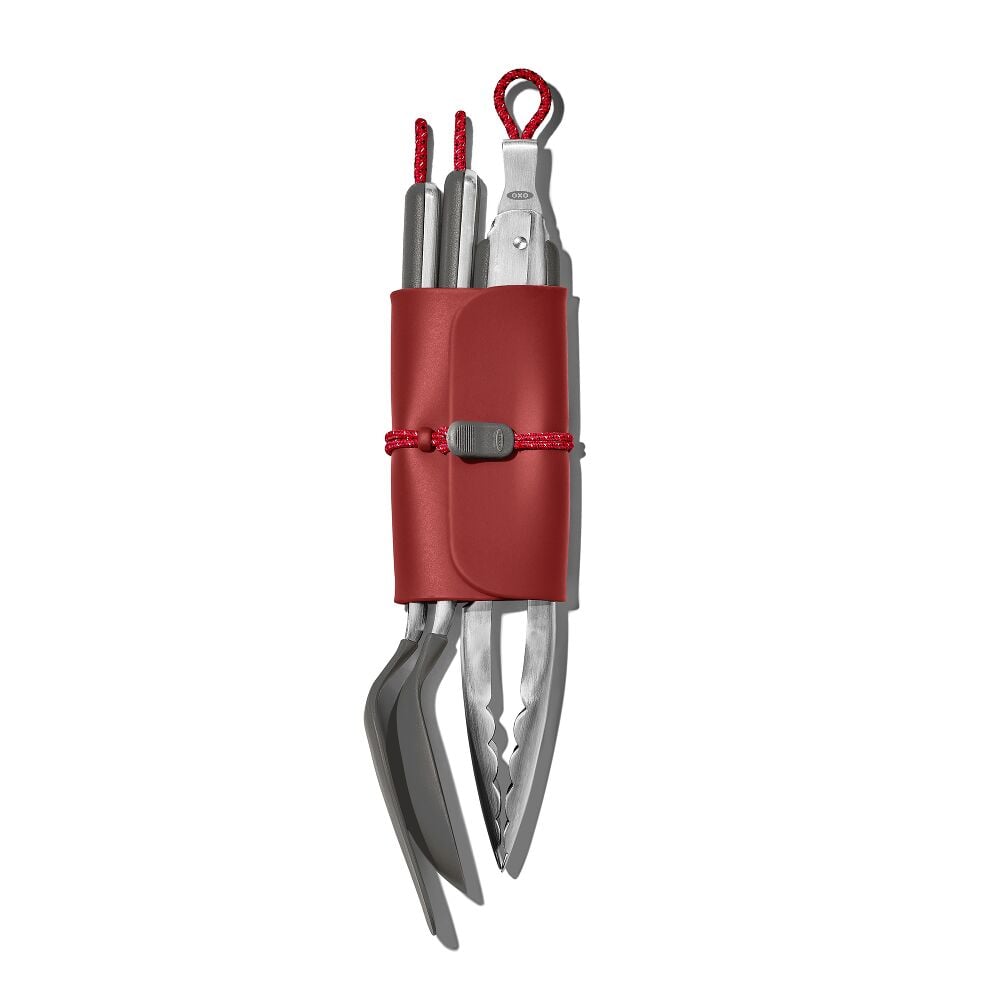 OXO Outdoor 4 -Piece Camp Stove Cooking Set W0