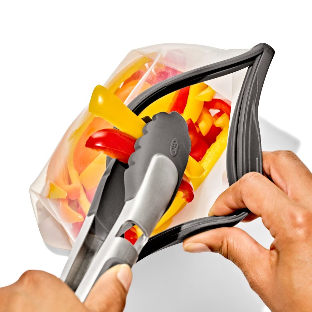 Outdoor Silicone Reusable Stand Up Bag Quart (32 oz) S3