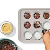 Non-Stick Pro Ceramic Coated Metal Bakeware 12 Cup Muffin Pan S5