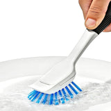 Nylon Bristle Dish Brush with Refills A2
