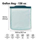 Silicone Reusable Bag - Gallon Bag (128 oz) - Lagoon A7
