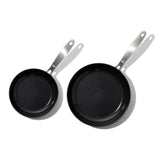 Enhanced Non-Stick 2-Piece Frypan Set — Black M2