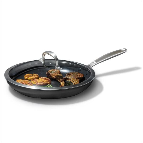 OXO Enhanced Non-Stick 12-Inch Frypan with Lid H7