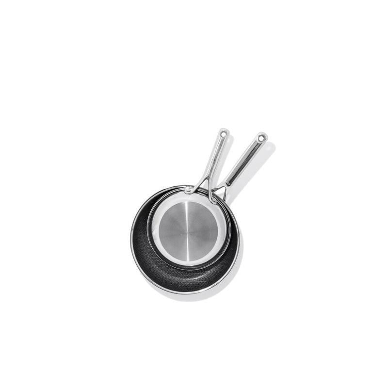 Trident Hybrid Non-Stick Stainless Steel 2-Piece Frypan Set F4
