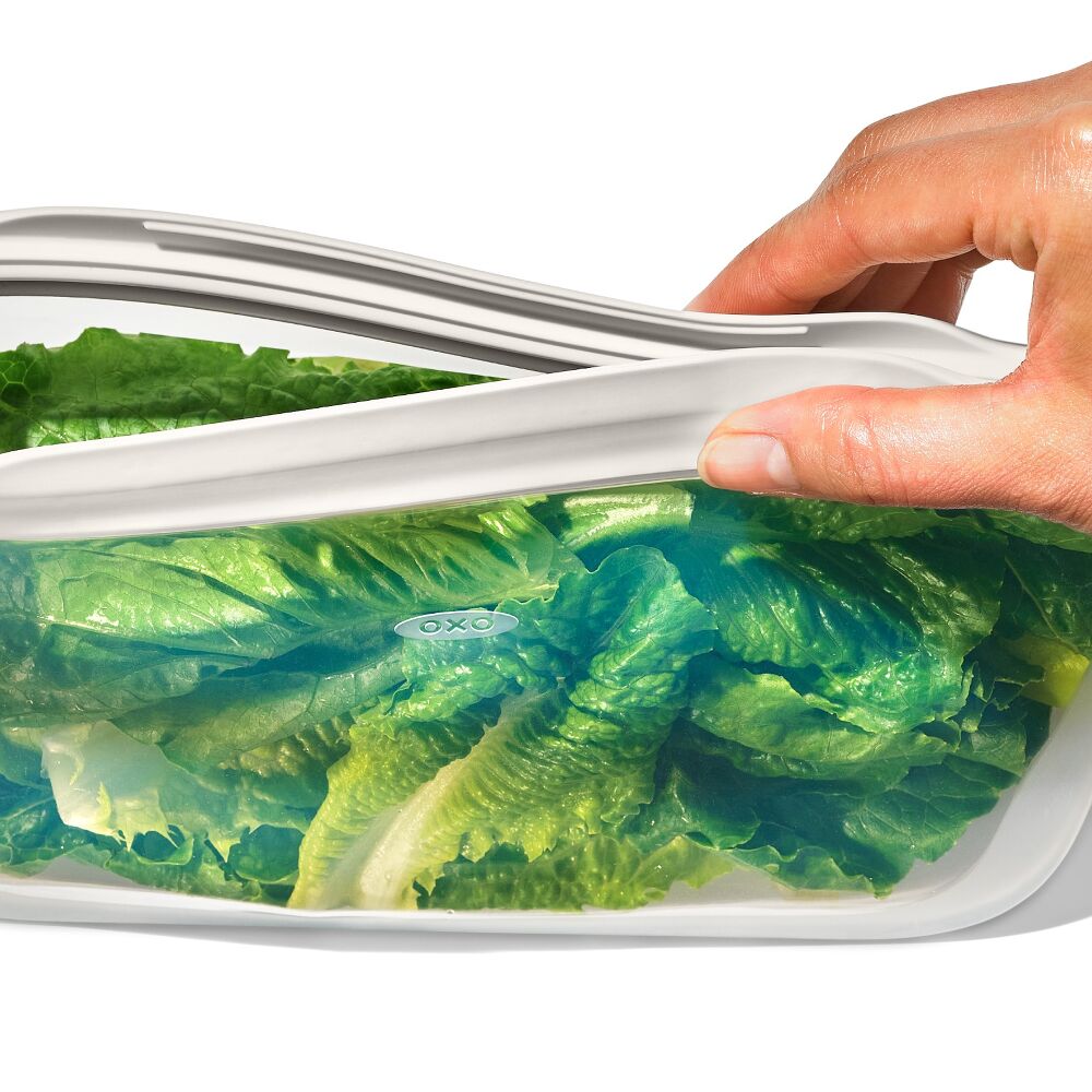 Silicone Reusable Bag - Gallon Bag (128 oz) - Oat K1