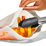 Silicone Reusable Bag - Gallon Bag (128 oz) - Oat X0
