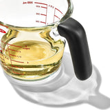 2 Cup Glass Measuring Cup with Lid Y7