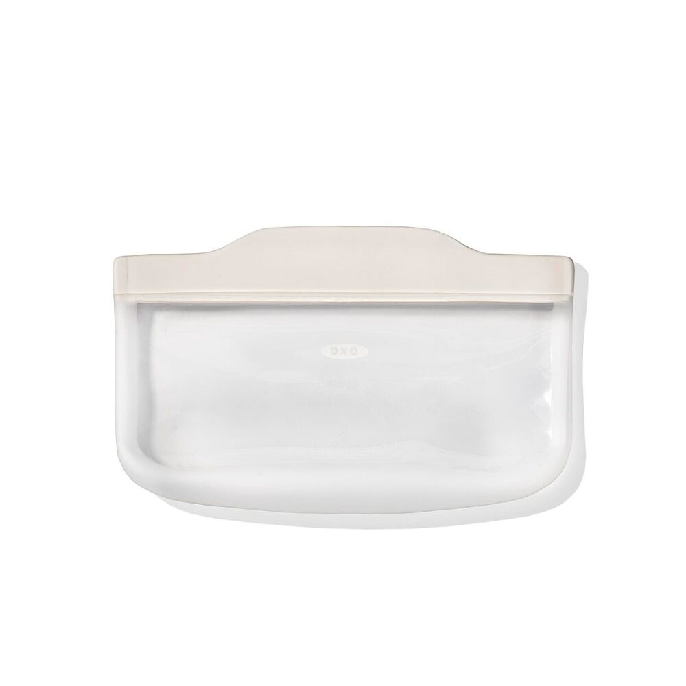 Silicone Reusable Bag - Snack Bag (12 oz) - Oat A1