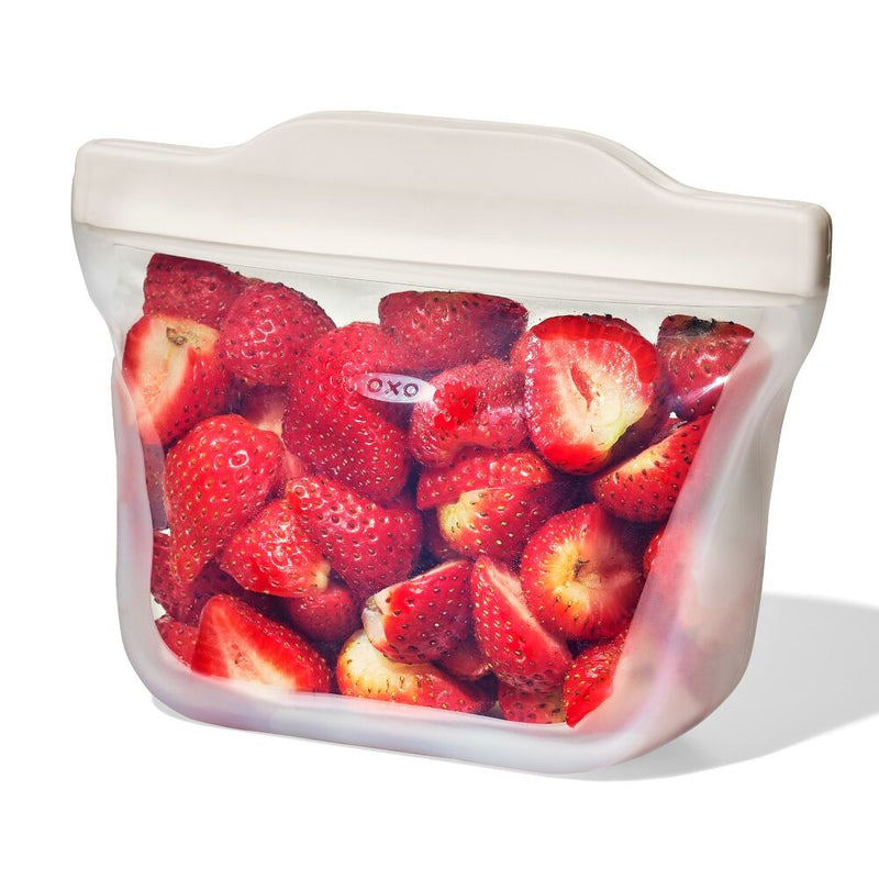 Silicone Reusable Bag - Stand-Up Snack (12 oz) – Oat M3