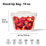 Silicone Reusable Bag - Stand-Up Snack (12 oz) – Oat D0