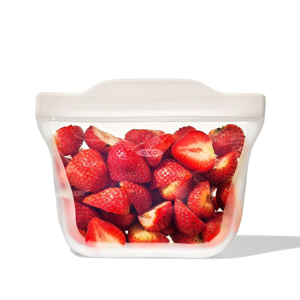 Silicone Reusable Bag - Stand-Up Snack (12 oz) – Oat M3