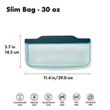 Silicone Reusable Bag - Slim Bag (20 oz) - Lagoon U4