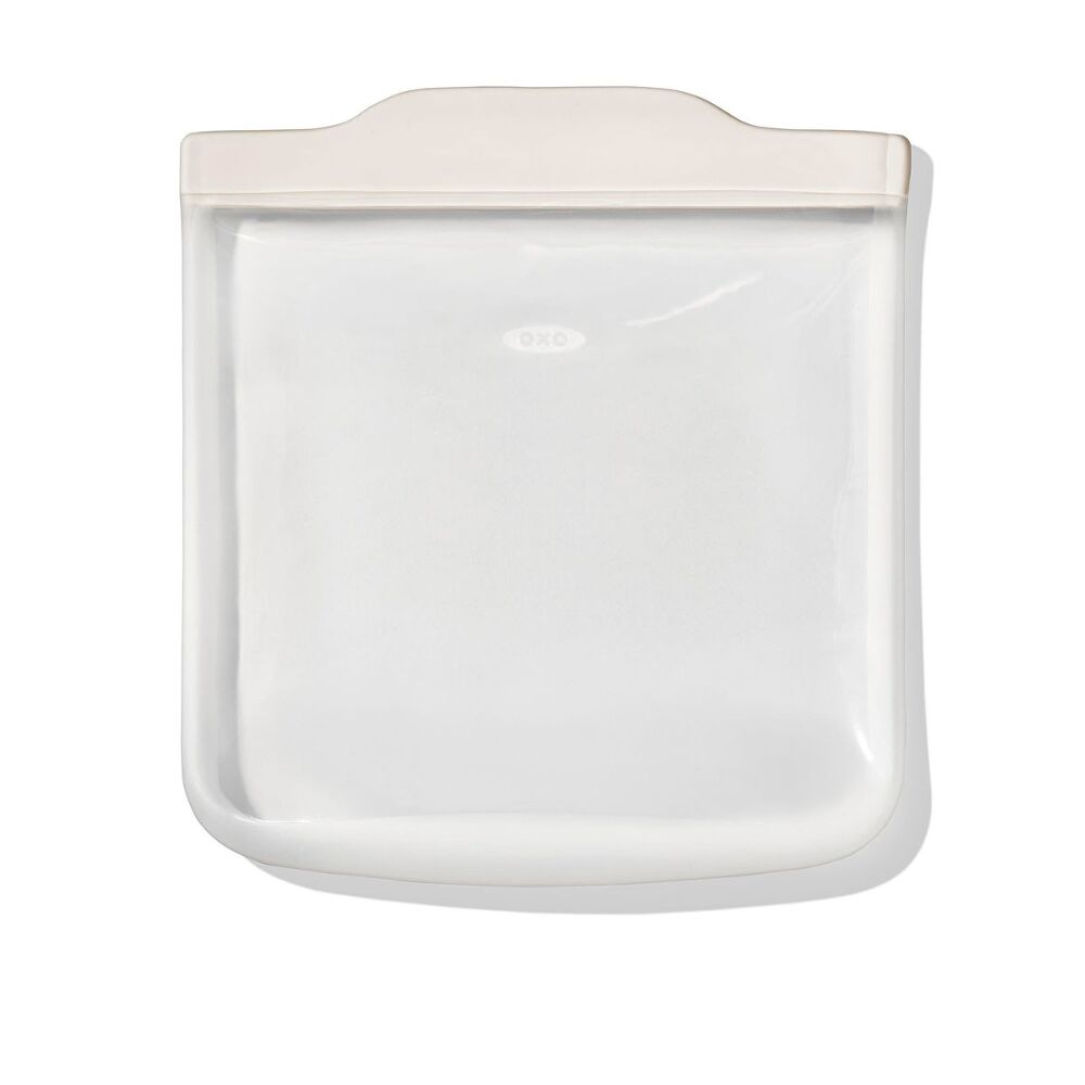 Silicone Reusable Bag - Sandwich Bag (28 oz) - Oat I3