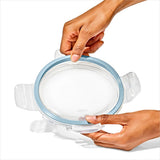 16-Piece Smart Seal Glass Everyday Container Set - Arctic Blue V8