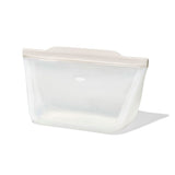 Silicone Reusable Bag - Stand-Up Half Gallon (64 oz) - Oat Q9