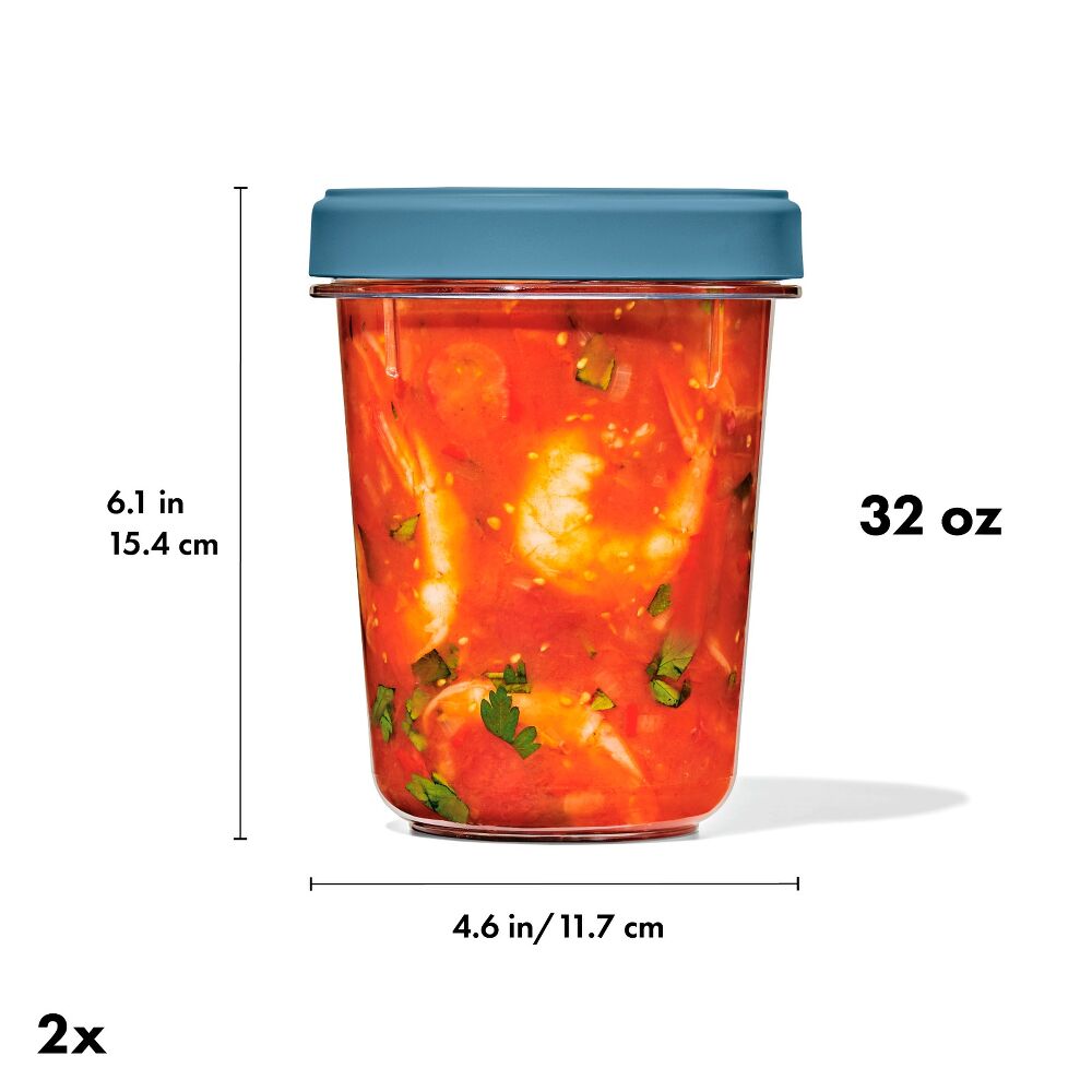 Twist & Stack Container (32 oz) – 2-Pack H8